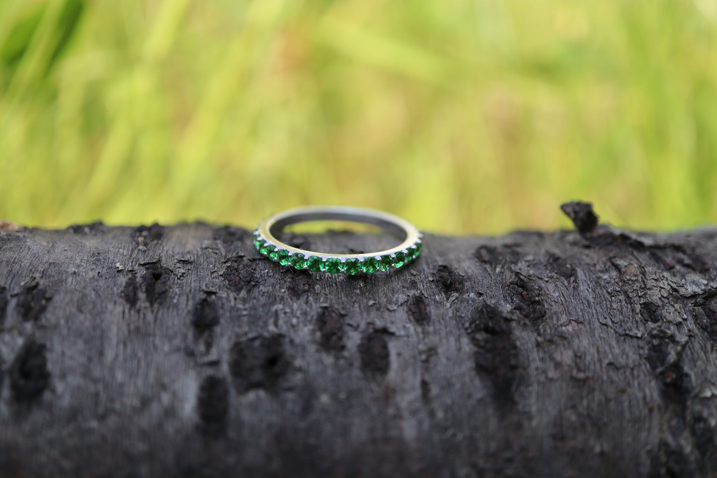 Girodito Oro Bianco e Pietre Preziose