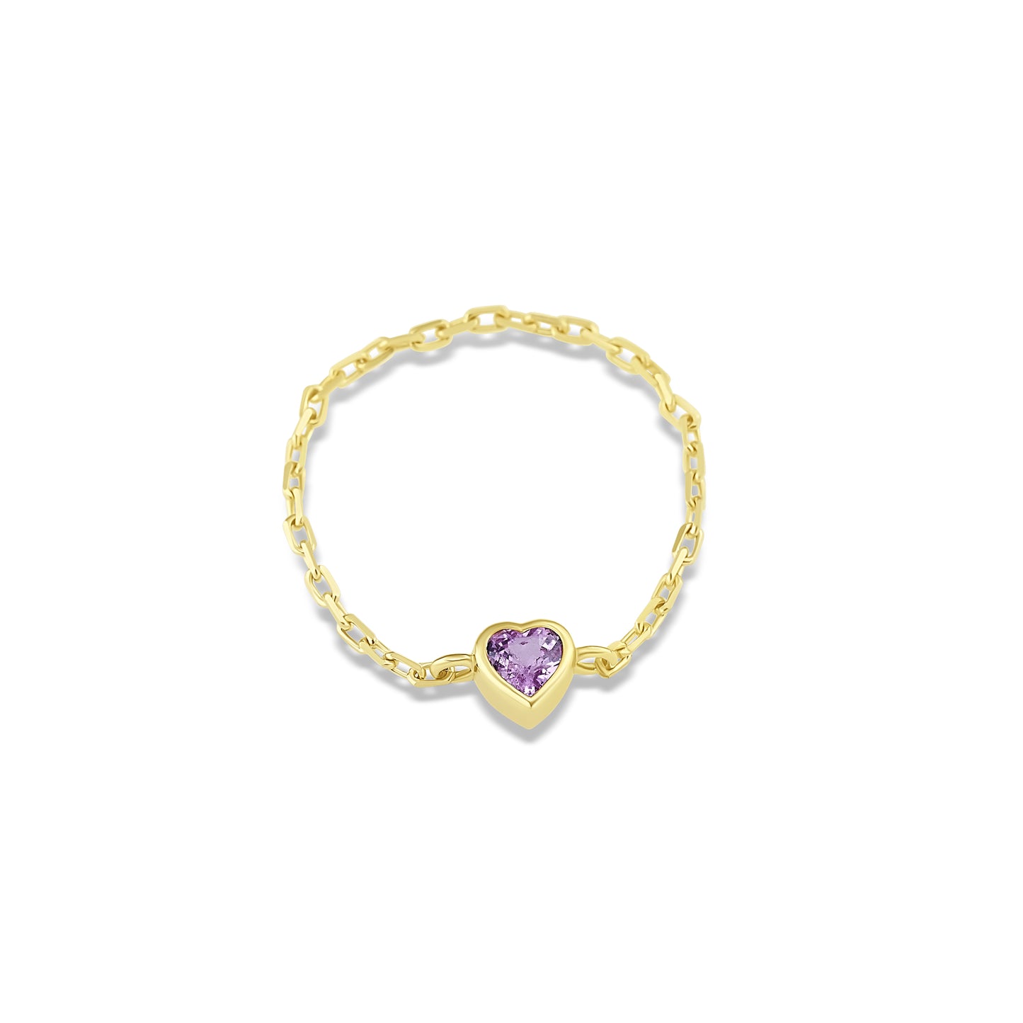 Anello Zaffiro Cuore