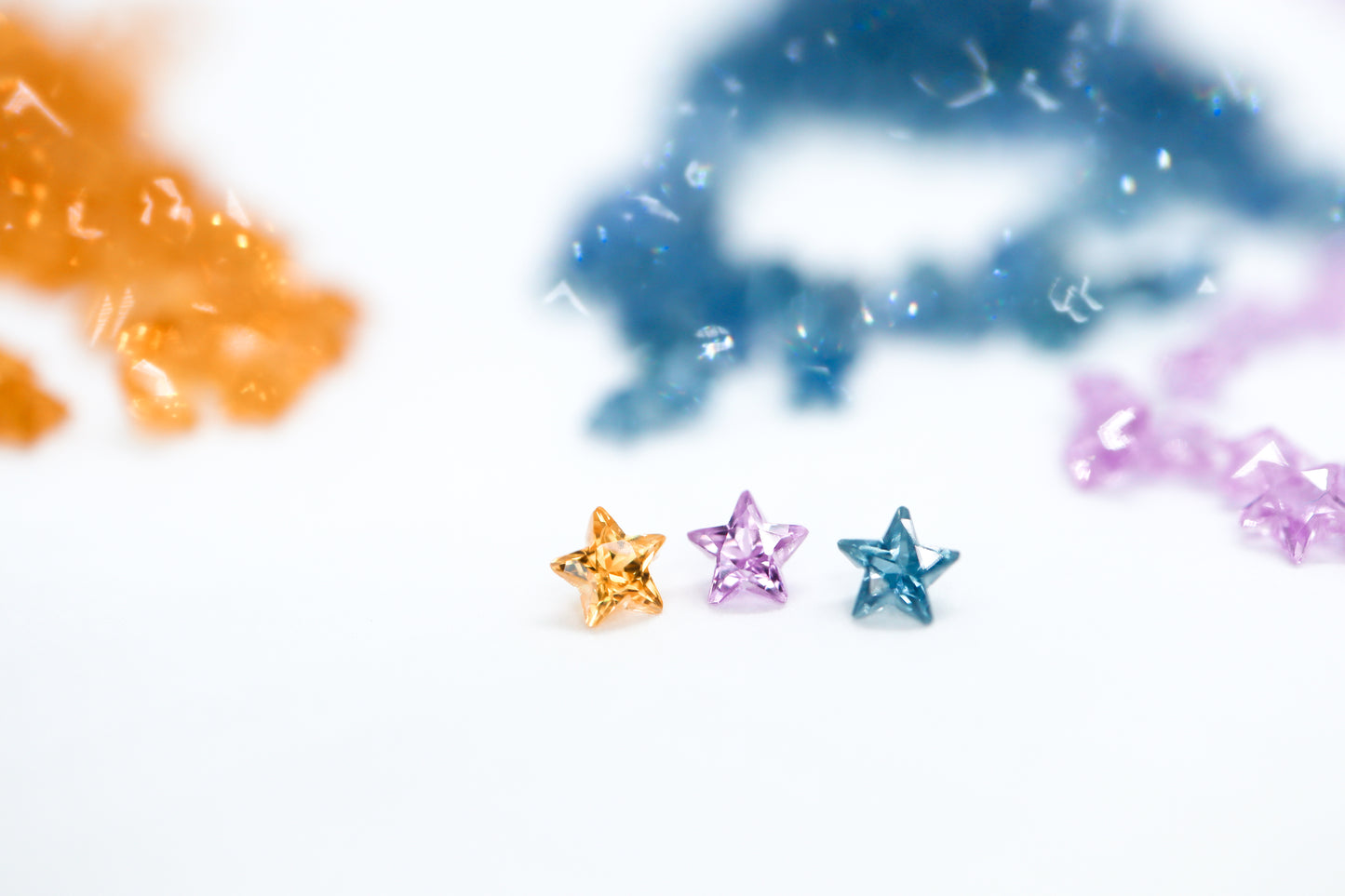 Anello Zaffiri Stella