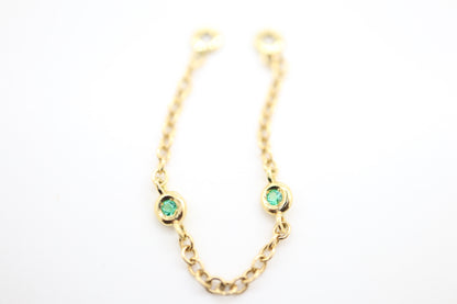 Cornice Catena in Oro e Pietre Preziose