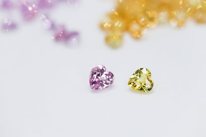 Anello Zaffiro Cuore