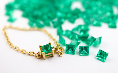 Anello Smeraldo Princess